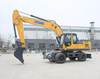 XE210WB ماكينات الحفارات ذات العجلات الهيدروليكية 21 طن