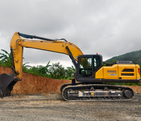Pelle sur chenilles robuste de 33 tonnes XE335G pour la construction mini&egrave;re