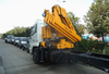 5ton Sq5zk3q buklanadigan qo'l yuk mashinasiga o'rnatilgan kran
