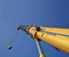 60Ton XCA60 جميع التضاريس شاحنة رافعة للبيع