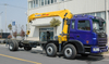 Boom t&eacute;lescopique Sq8sk3q 8tonne grue mont&eacute;e sur camion