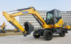 Escavadeira hidr&aacute;ulica de rodas XE60WA de 6 toneladas 