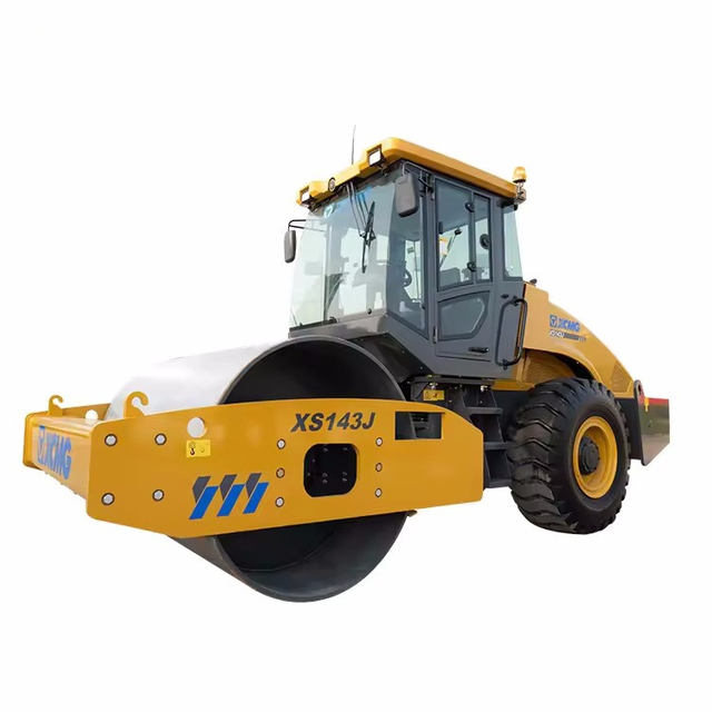 Pre&ccedil;o dos rolos compactadores vibrat&oacute;rios hidr&aacute;ulicos de tambor &uacute;nico de 14 toneladas Xs143j