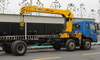 Boom t&eacute;lescopique Sq8sk3q 8tonne grue mont&eacute;e sur camion