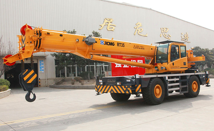 Rt35 35 Ton Guindaste Hidr&aacute;ulico de Trator para Terreno Acidentado