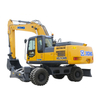XE210WB ماكينات الحفارات ذات العجلات الهيدروليكية 21 طن
