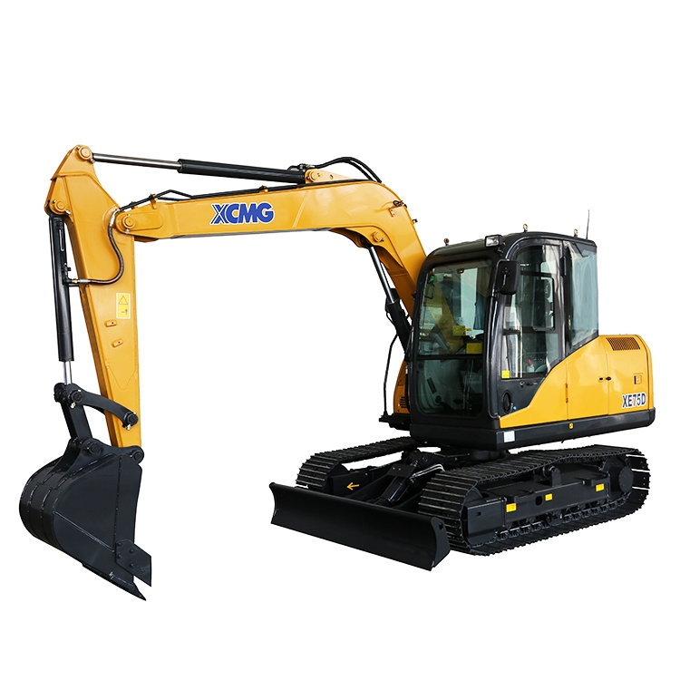 Xe75D Construcci&oacute;n de excavadora de orugas hidr&aacute;ulica de 7 toneladas