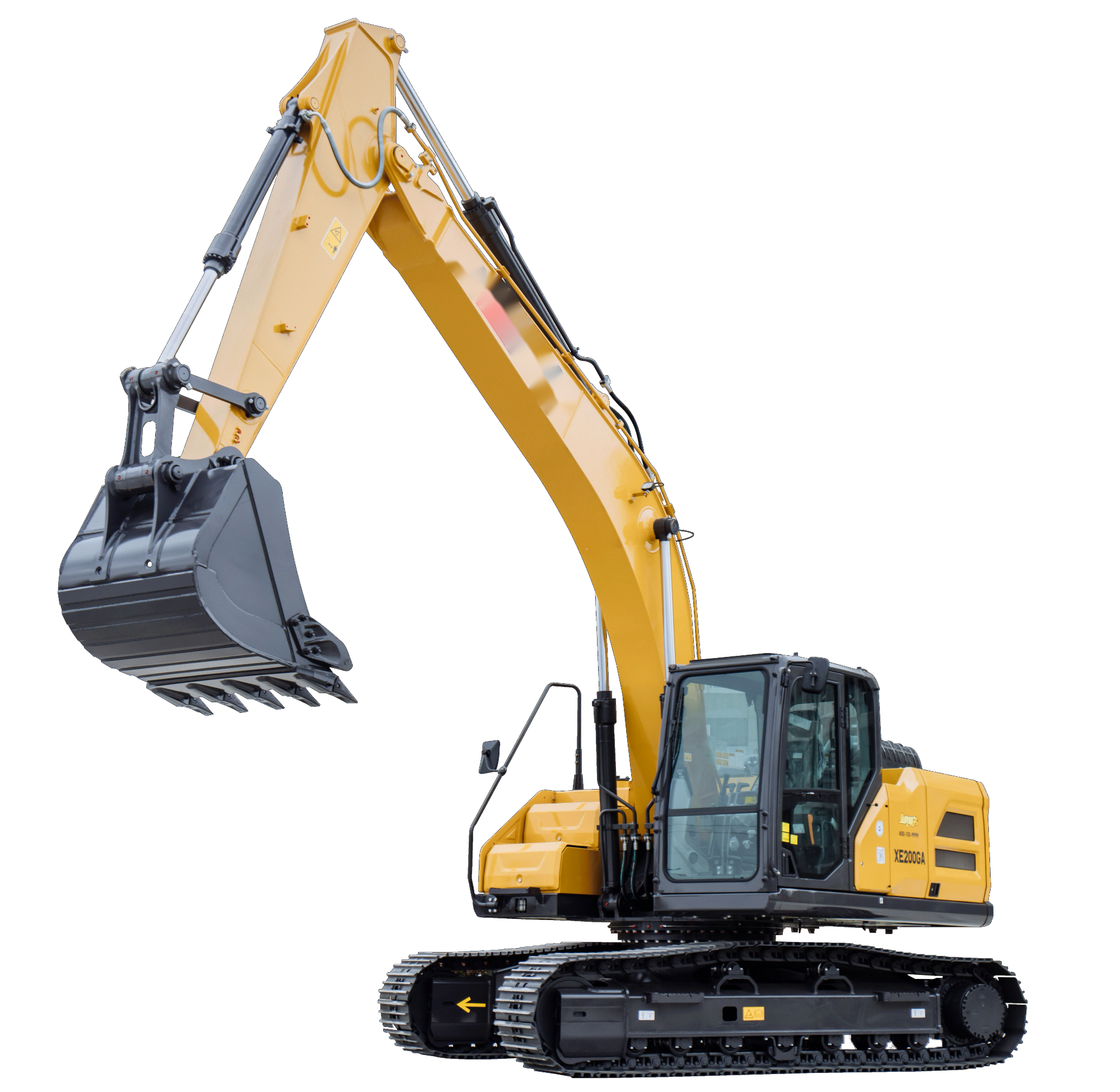 Excavadora de orugas mediana eficiente XE200GA: peso operativo de 21,2 toneladas, cuchar&oacute;n de 0,9-1,0 m&sup3;, motor Cummins de 125 kW