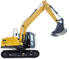 XE135G 13500kg o'rta paletli ekskavator 0,61 m&sup3; paqir energiyani tejash